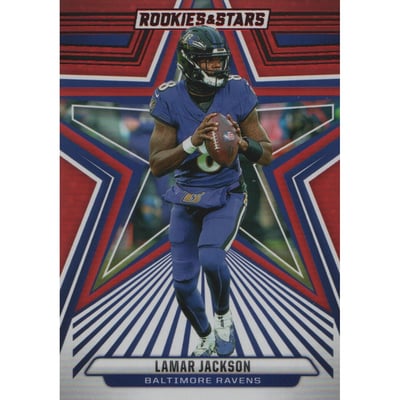 2024 Rookies and Stars Red #10 Lamar Jackson