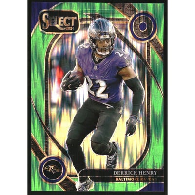 2024 Select Prizm Neon Green Shock #249 Derrick Henry/499