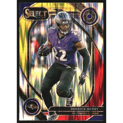 2024 Select Prizm Red and Yellow Shock #249 Derrick Henry