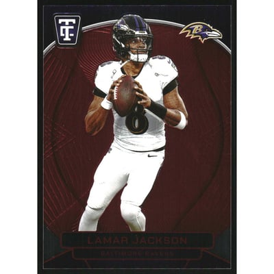 2024 Totally Certified Mirror Red #7 Lamar Jackson