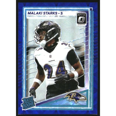 2025 Donruss Optic Blue Scope #256 Malaki Starks RR