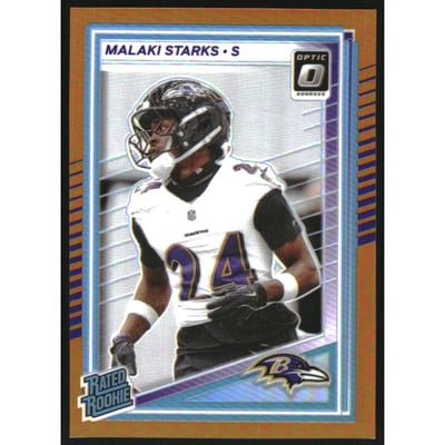 2025 Donruss Optic Orange #256 Malaki Starks RR