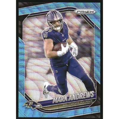 2025 Panini Prizm Prizms Blue Wave #259 Mark Andrews