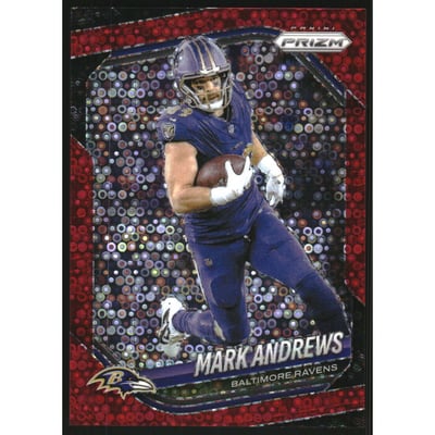 2025 Panini Prizm Prizms No Huddle Red #259 Mark Andrews