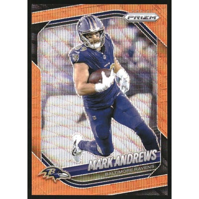 2025 Panini Prizm Prizms Orange Wave #259 Mark Andrews