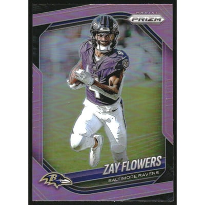 2025 Panini Prizm Prizms Pink #106 Zay Flowers