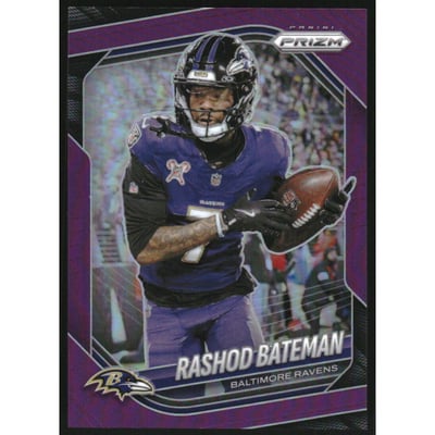 2025 Panini Prizm Prizms Purple #273 Rashod Bateman