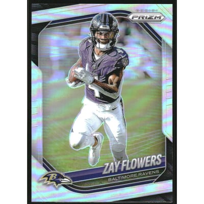2025 Panini Prizm Prizms Silver #106 Zay Flowers