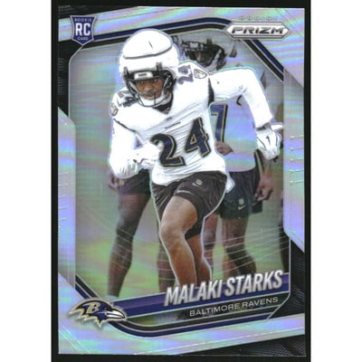 2025 Panini Prizm Prizms Silver #310 Malaki Starks