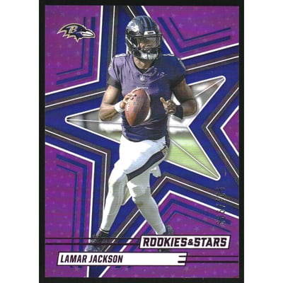 2025 Rookies and Stars Purple #51 Lamar Jackson