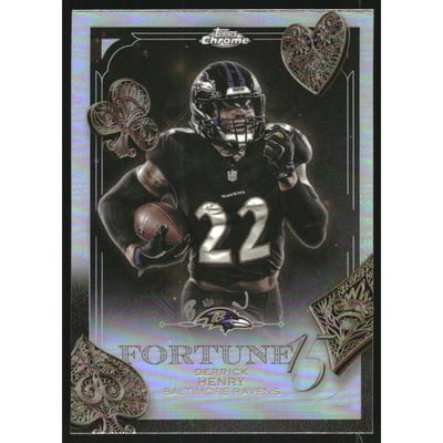 2025 Topps Chrome Fortune 15 Refractors #F1510 Derrick Henry