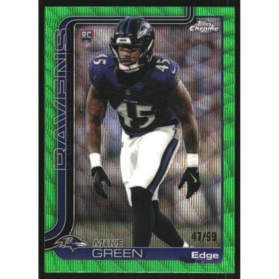 2025 Topps Chrome Green Wave Refractors #376 Mike Green
