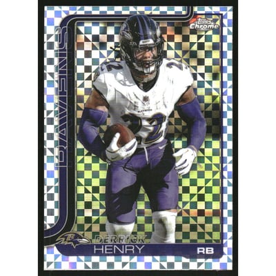 2025 Topps Chrome X-fractors #25 Derrick Henry