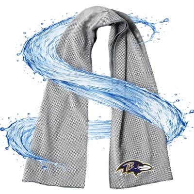 Baltimore Ravens ActionHeat AlphaCool Mesh Instant Cooling Towel