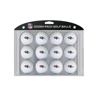 Baltimore Ravens 12-Pack Team Golf Ball Set