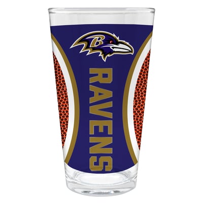 Baltimore Ravens 16oz. Game Ball Pint Glass