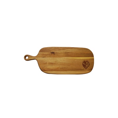 Baltimore Ravens Acacia Paddle Serving Board
