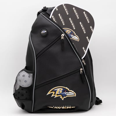 Baltimore Ravens Embroidered Team Pickleball Backpack