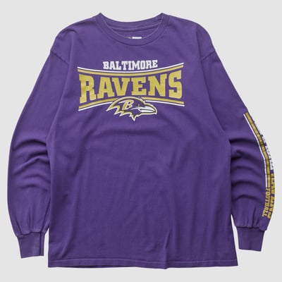 Baltimore Ravens NFL 2010s Long Sleeve T-shirt - Purple - L by Fanatics Real Vintage