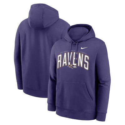 Baltimore Ravens Nike Club Expect Victory Hoodie - Mens