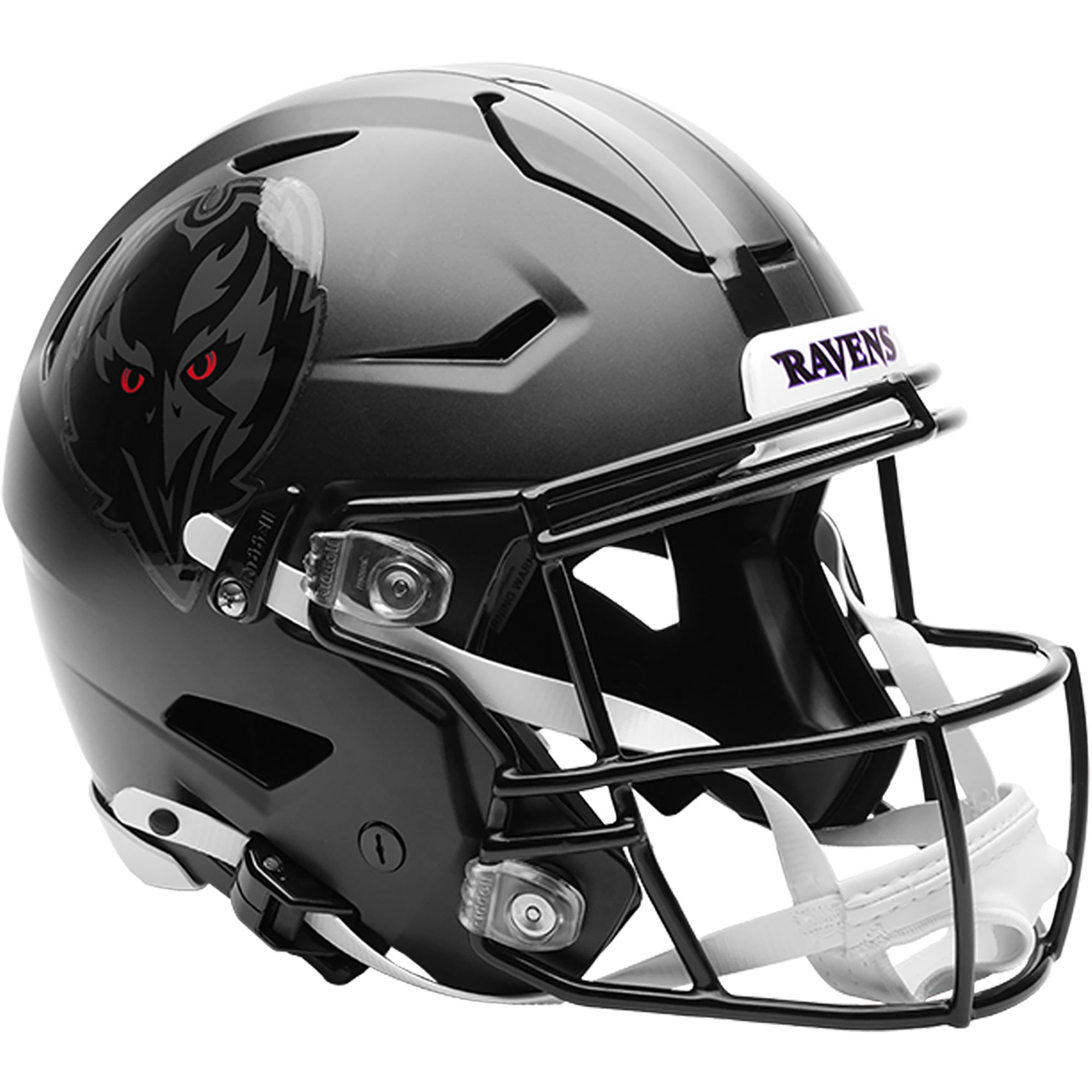 Casque authentique alternatif noir Speed ​​Flex des Ravens de Baltimore (modèle 2026) de Riddell