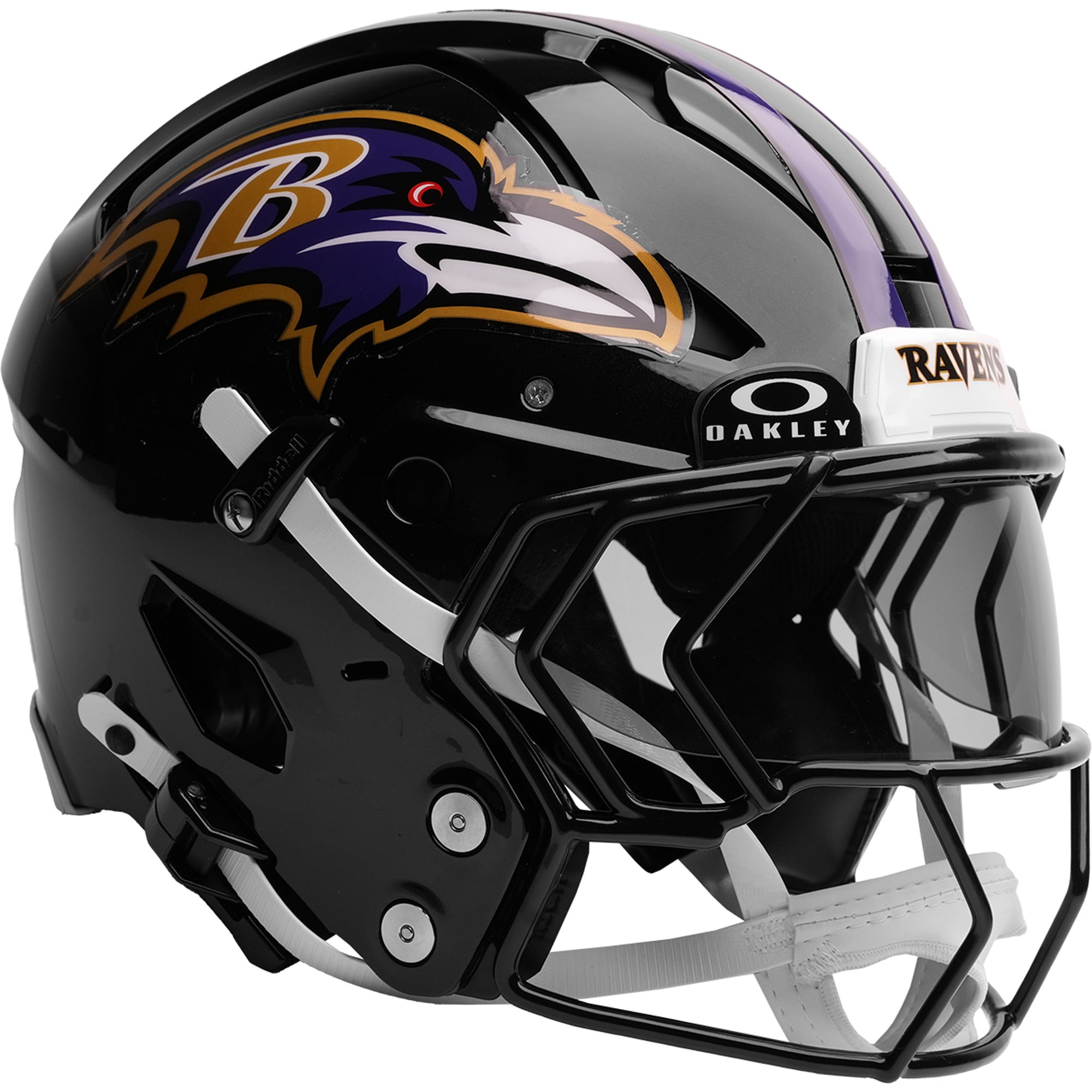 Casque authentique Riddell Axiom des Ravens de Baltimore