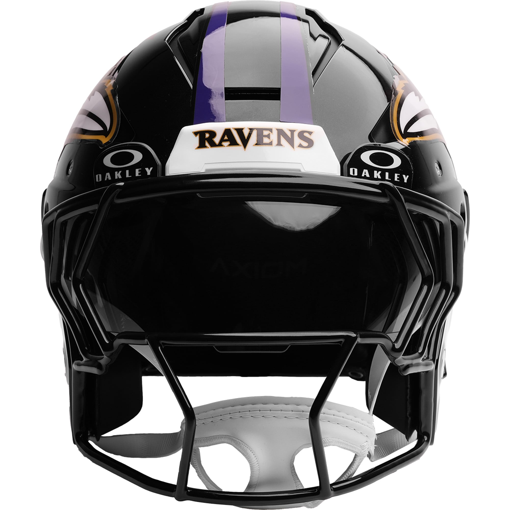 Casque authentique Riddell Axiom des Ravens de Baltimore