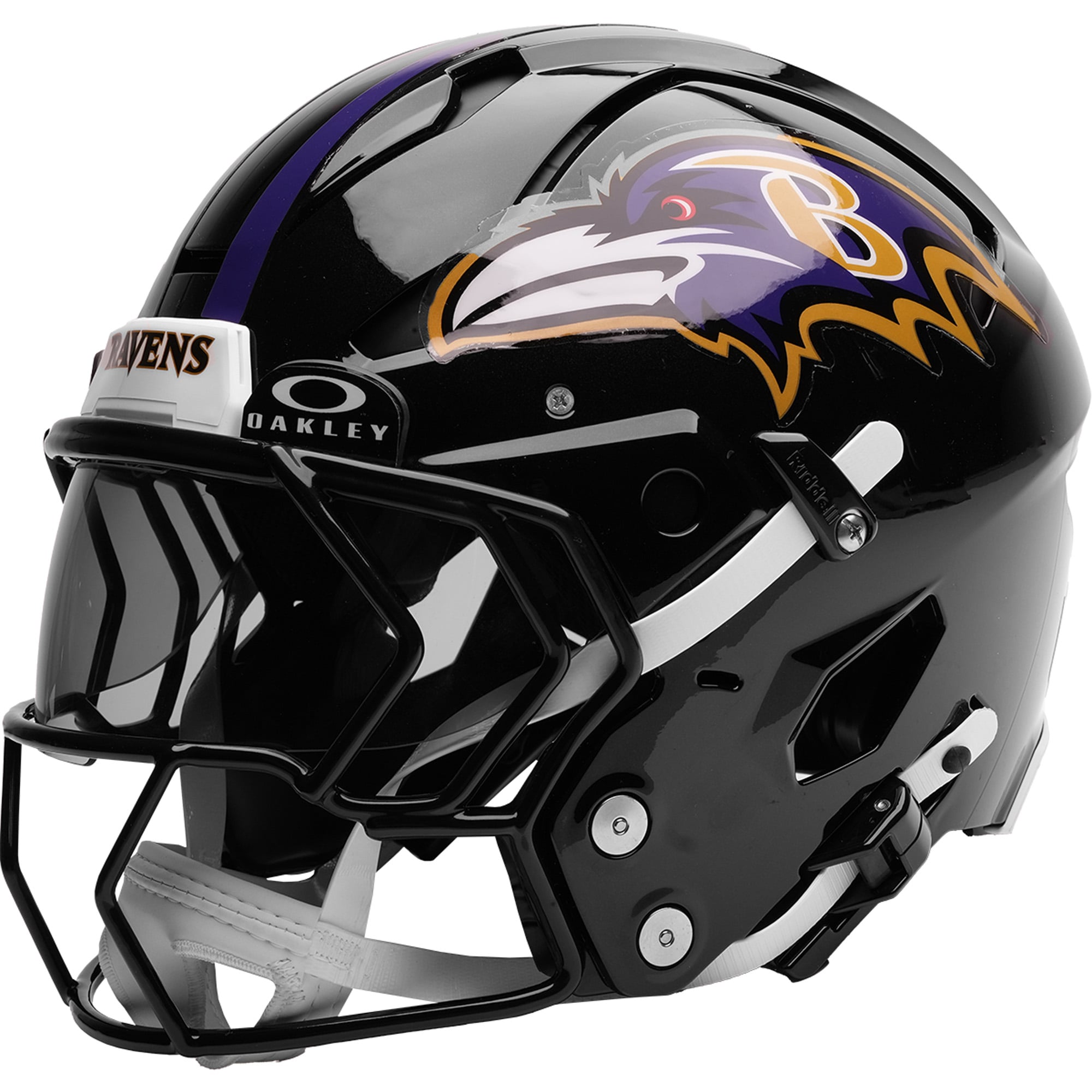 Casque authentique Riddell Axiom des Ravens de Baltimore