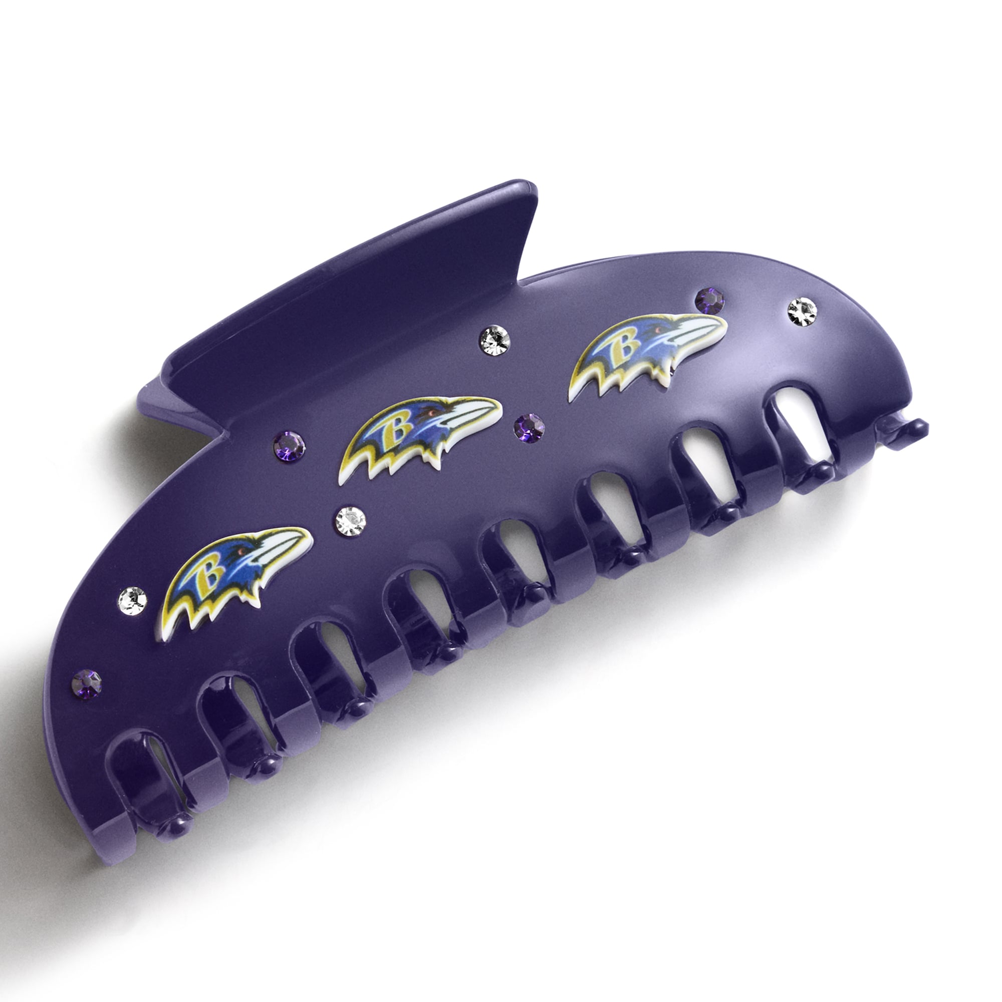 Pince à cheveux BaubleBar Baltimore Ravens à motifs empilés