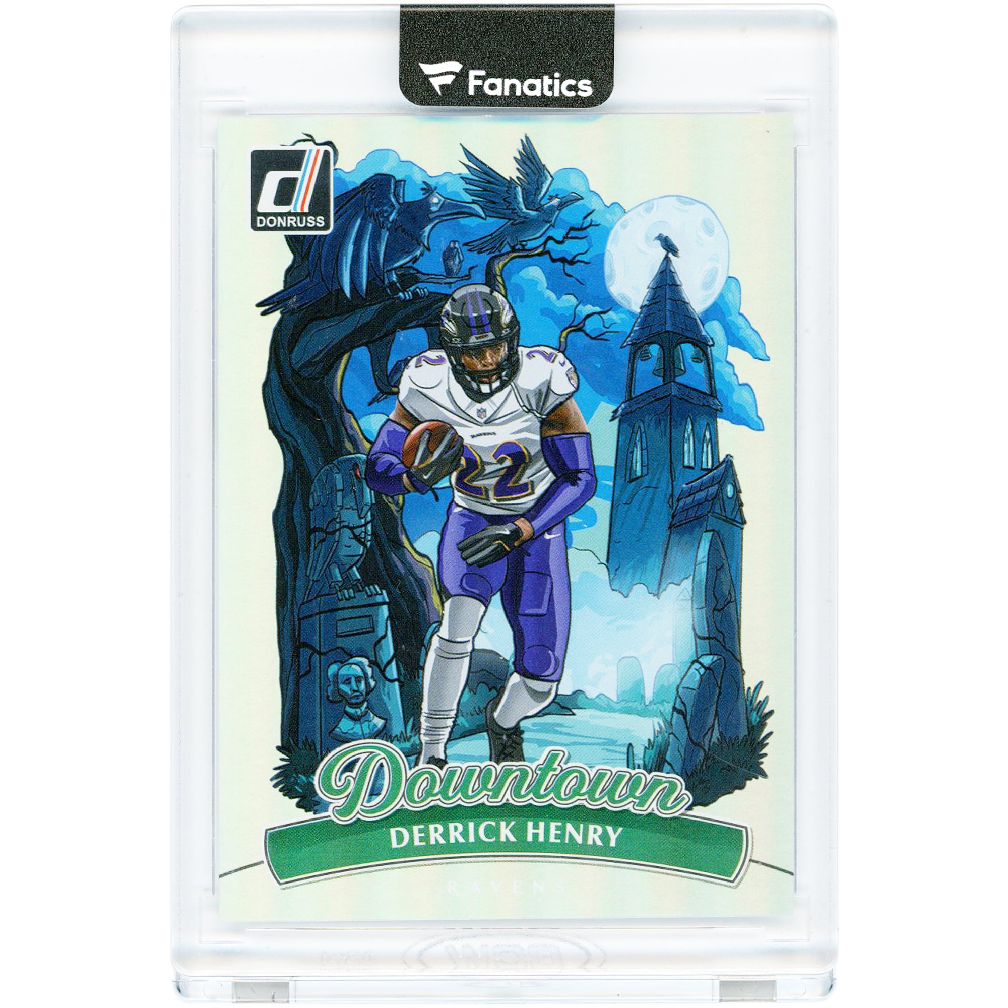 Carte Derrick Henry Baltimore Ravens 2025 Panini Donruss Downtown n° 3