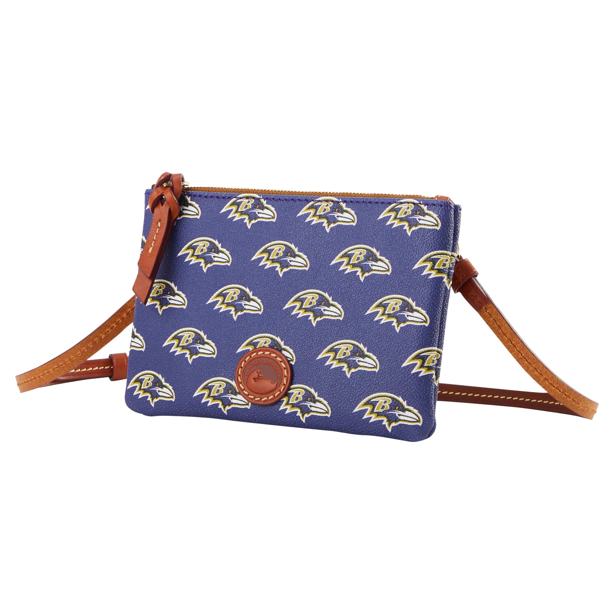 Dooney & Bourke  Baltimore Ravens Top Zip Crossbody Bag