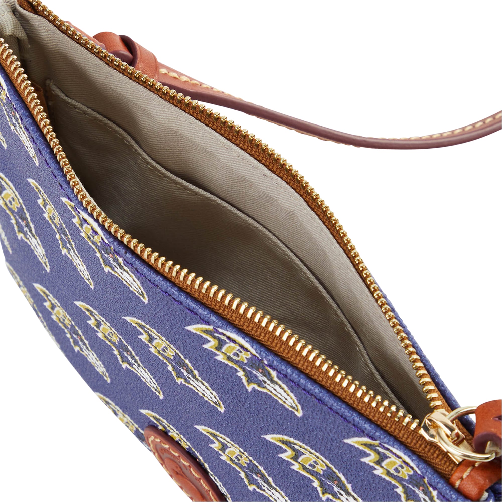 Dooney & Bourke  Baltimore Ravens Top Zip Crossbody Bag