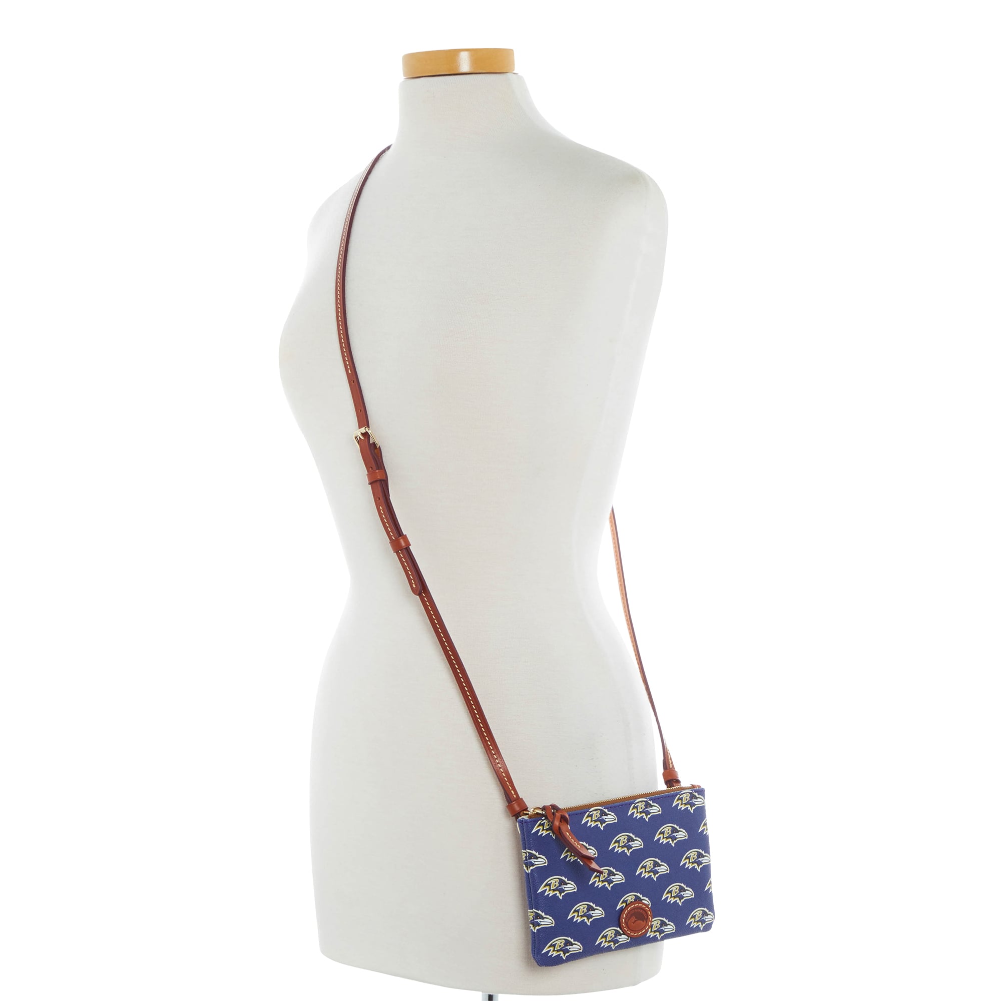 Dooney & Bourke  Baltimore Ravens Top Zip Crossbody Bag