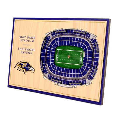 Baltimore Ravens Fanpoint 14'' x 10.5'' 3D StadiumView Desktop Display