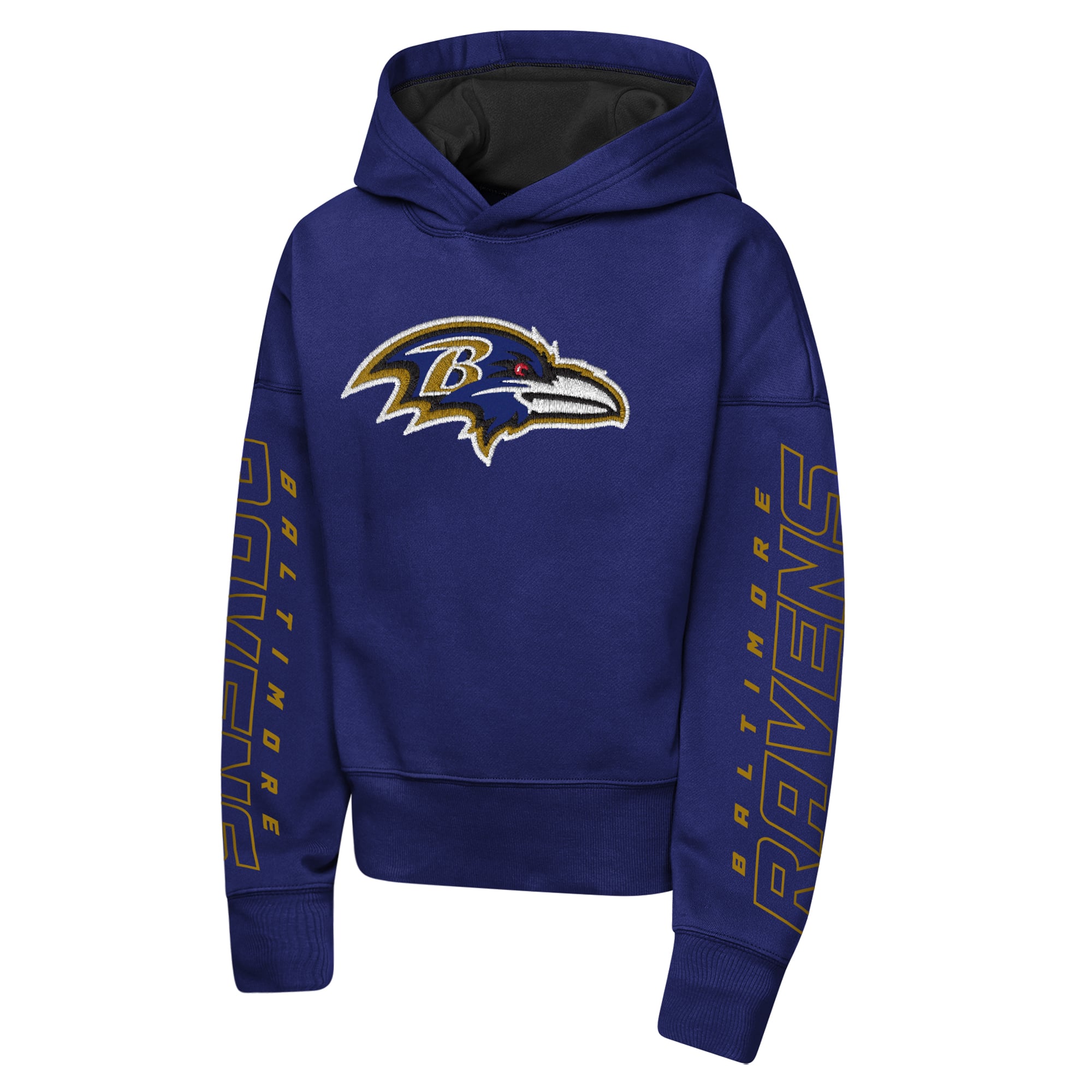 Sweat à capuche Outerstuff violet Baltimore Ravens Miss Tailgate pour filles