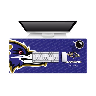 Baltimore Ravens IDNA 15.7" x 35.4" Logo Series Desk Pad