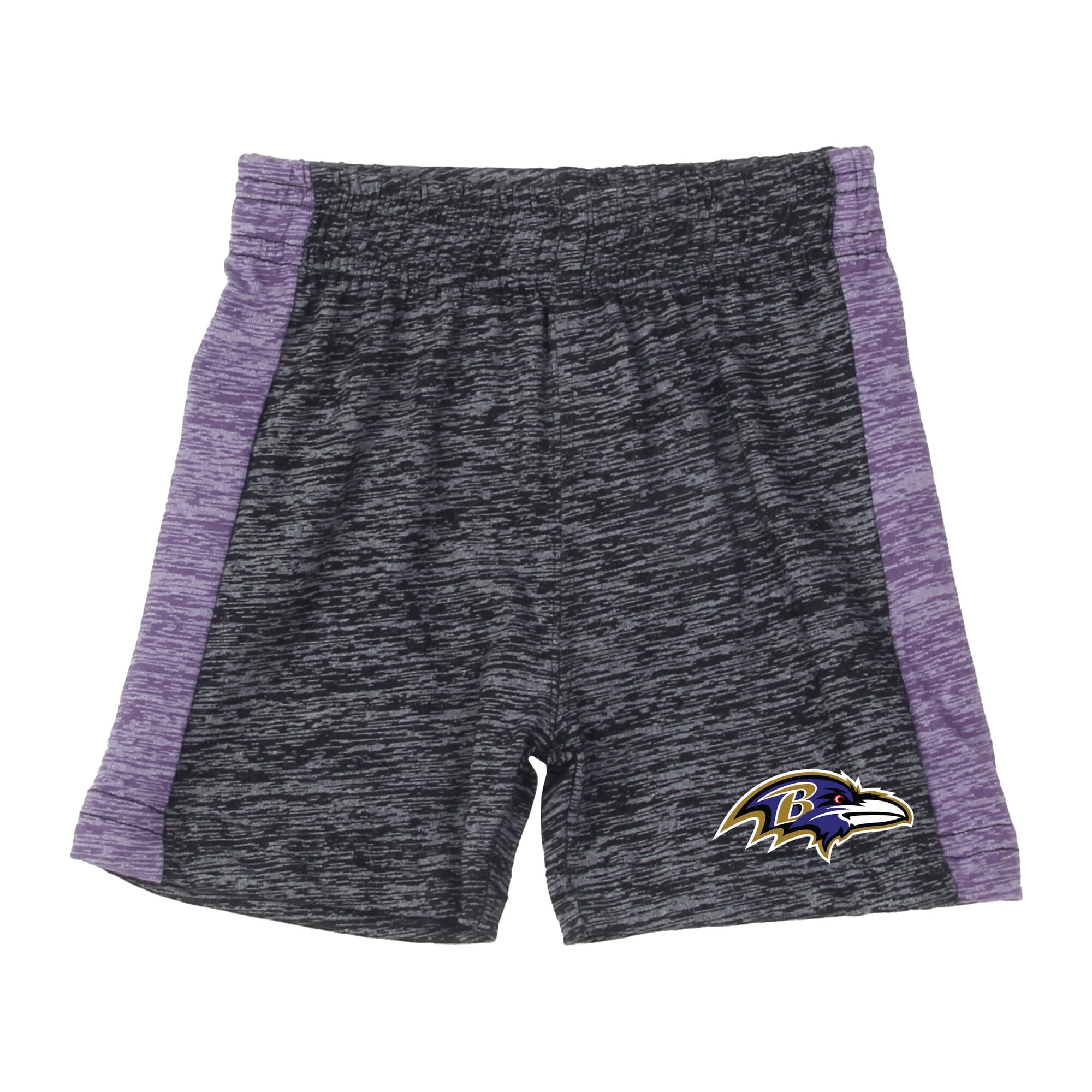 Ensemble body et short pour bébé Wes & Willy violet/noir Baltimore Ravens Cloudy Yard Hopper