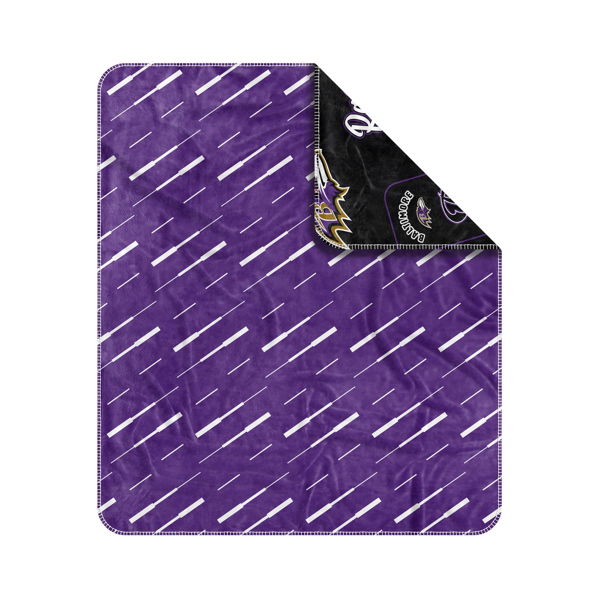Couverture jetée Dream Weave 50" x 60" Logo Brands Baltimore Ravens