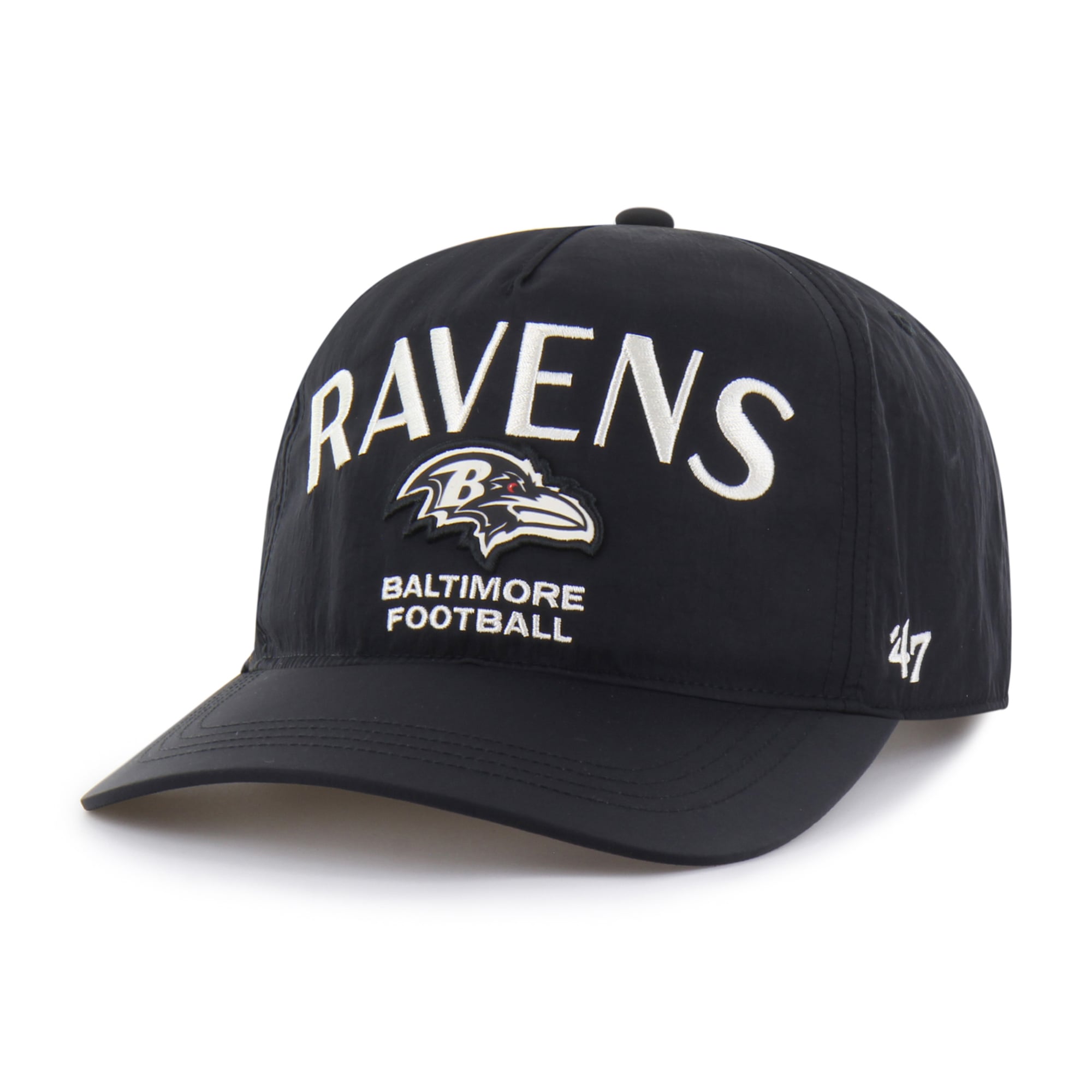 Casquette ajustable Modernia Hitch noire Baltimore Ravens pour homme, modèle 47