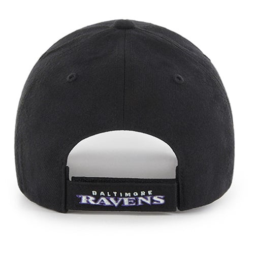 Casquette ajustable noire pour homme Baltimore Ravens MVP n° 47