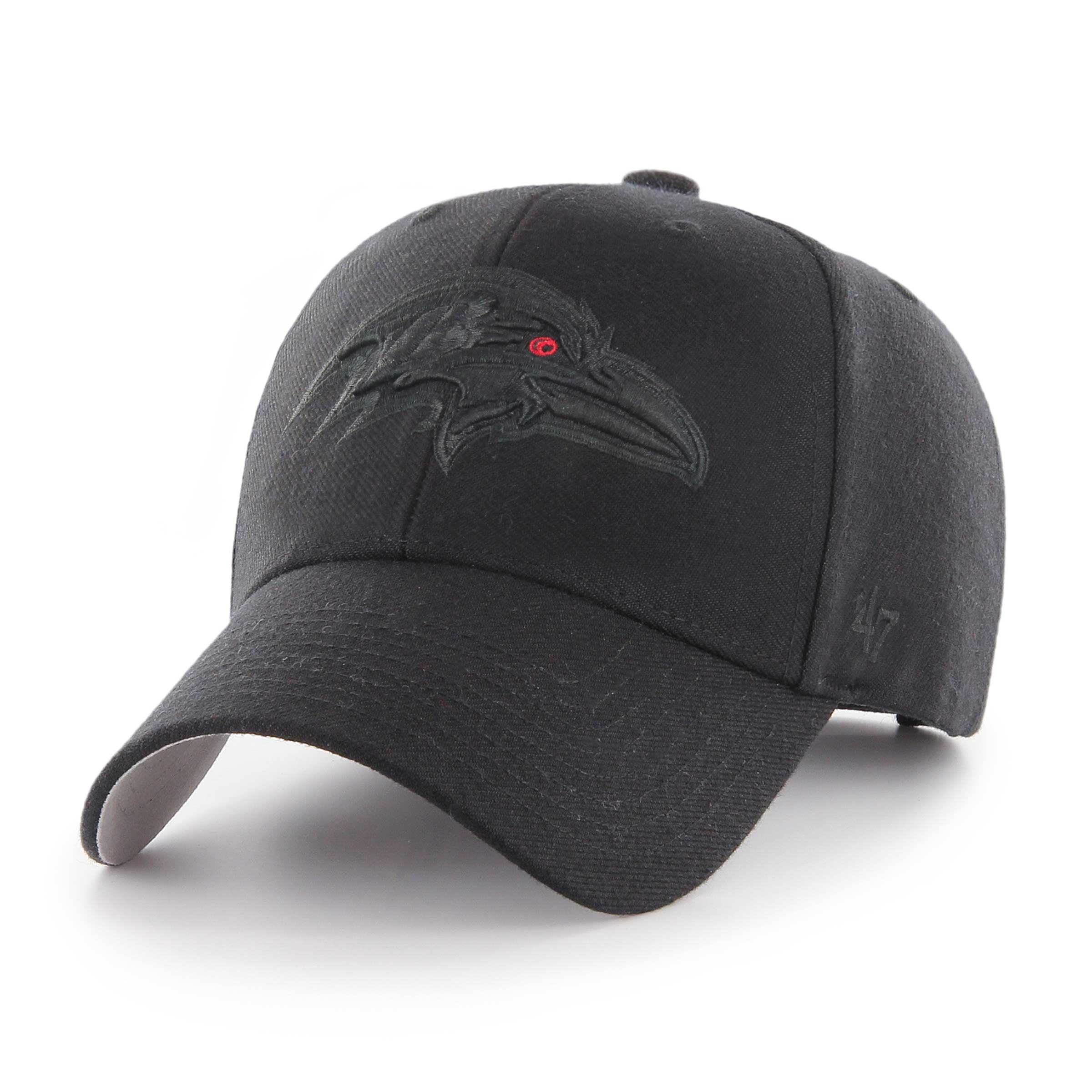 Casquette ajustable '47 Black Baltimore Ravens Tonal MVP pour homme