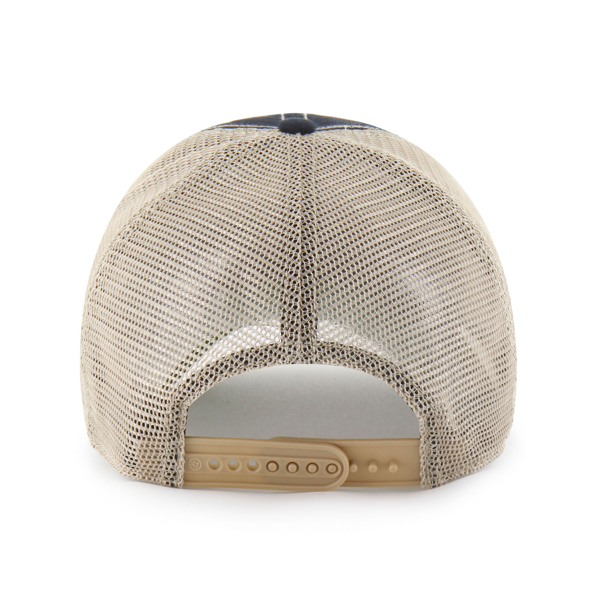 Men's '47  Black Baltimore Ravens Wabash Trucker Clean Up Adjustable Hat