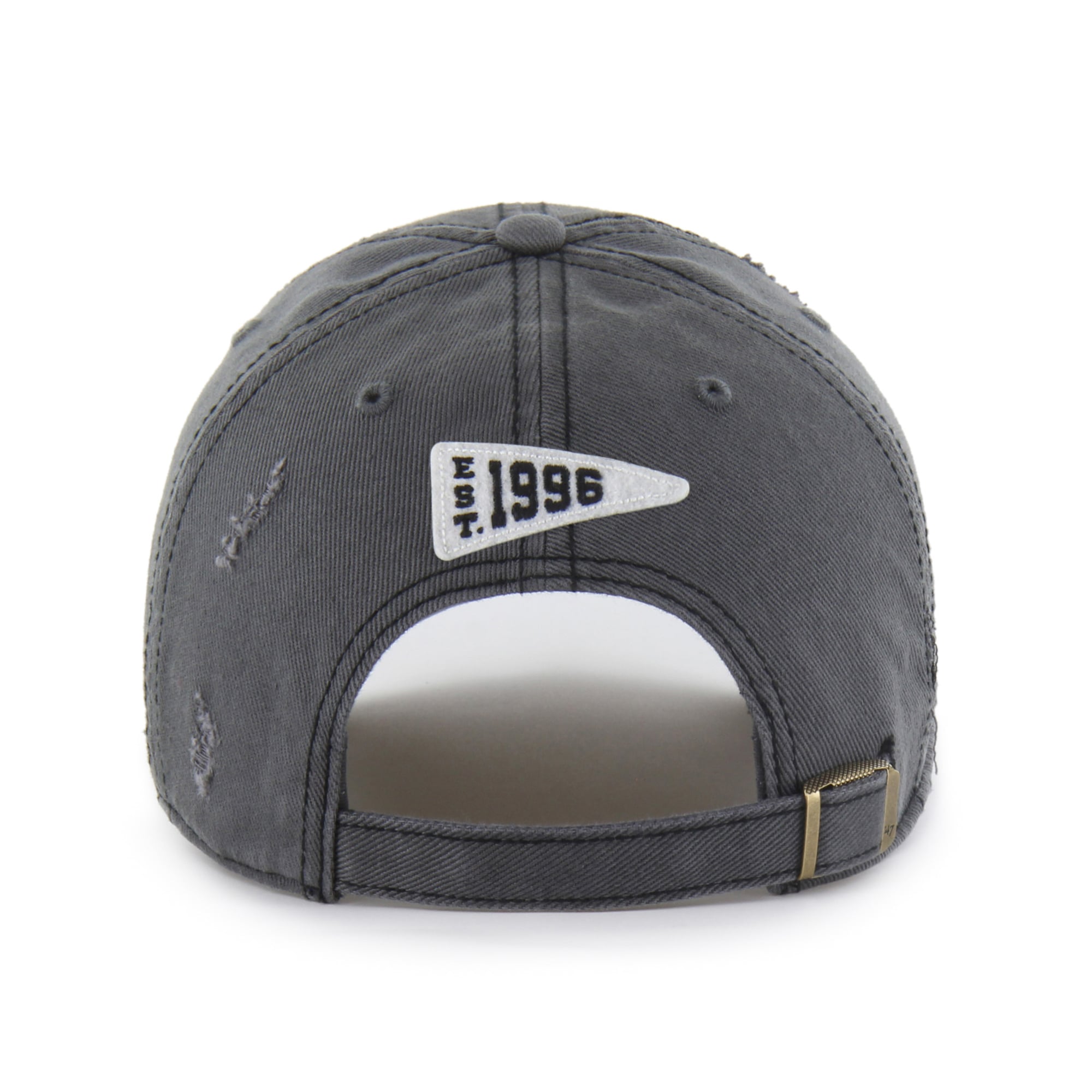 Men's '47  Charcoal Baltimore Ravens Seymoore Clean Up Adjustable Hat