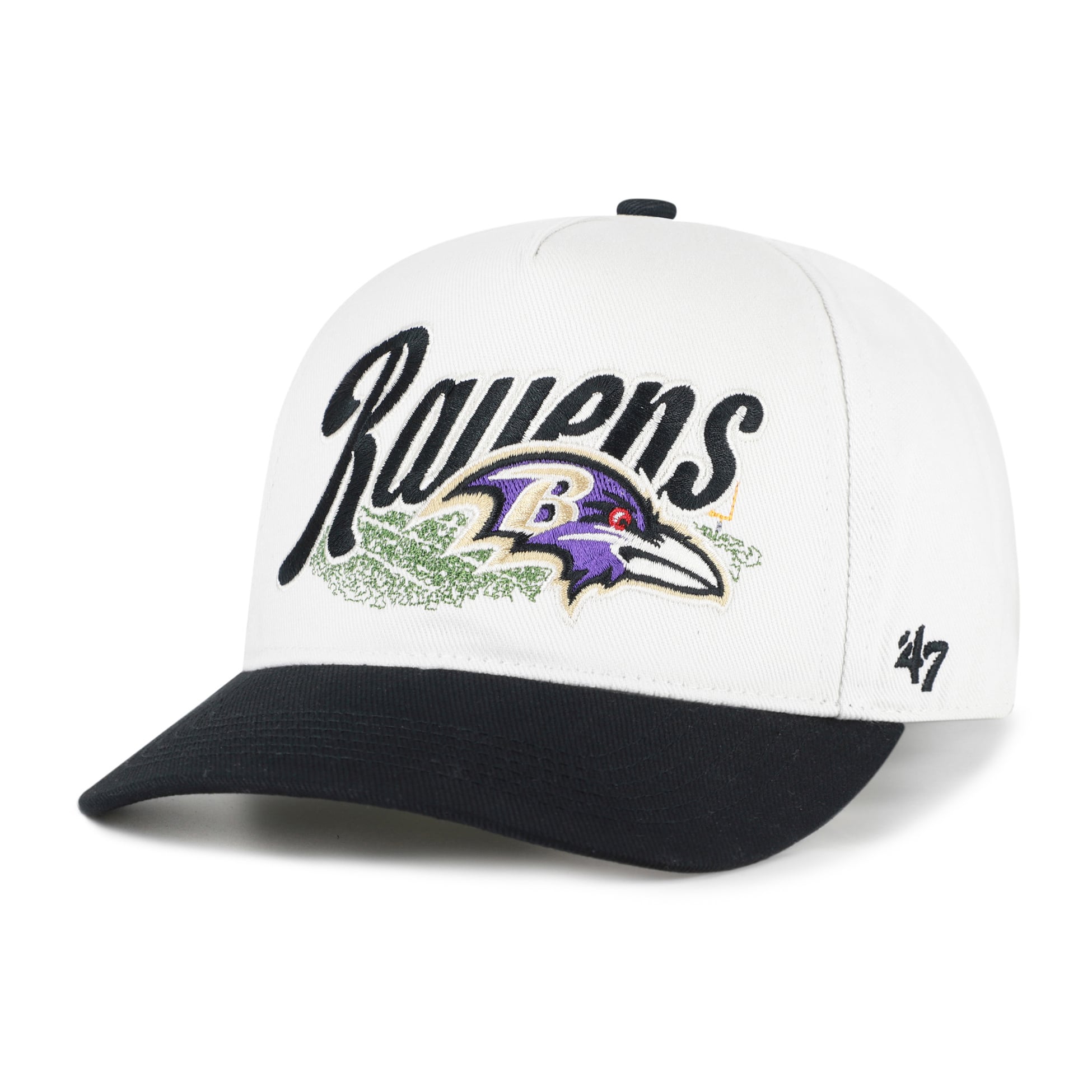 Men's '47 Cream Baltimore Ravens  Enfield Hitch Adjustable Hat