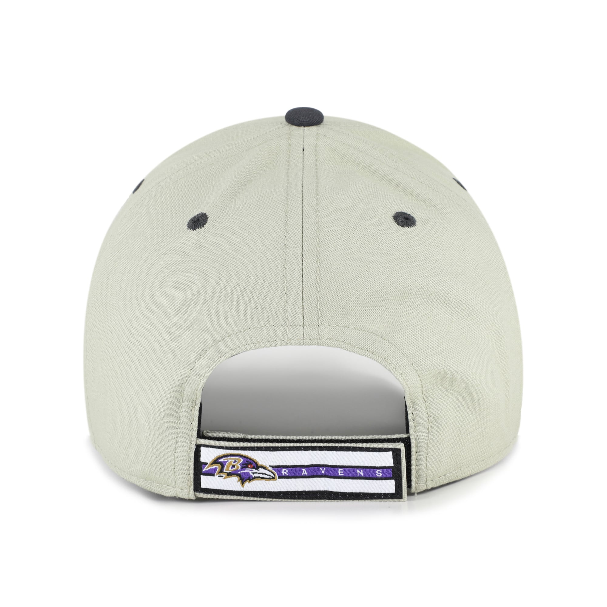 Casquette ajustable pour homme '47 Baltimore Ravens grise/noire, inscription demi-bloc MVP