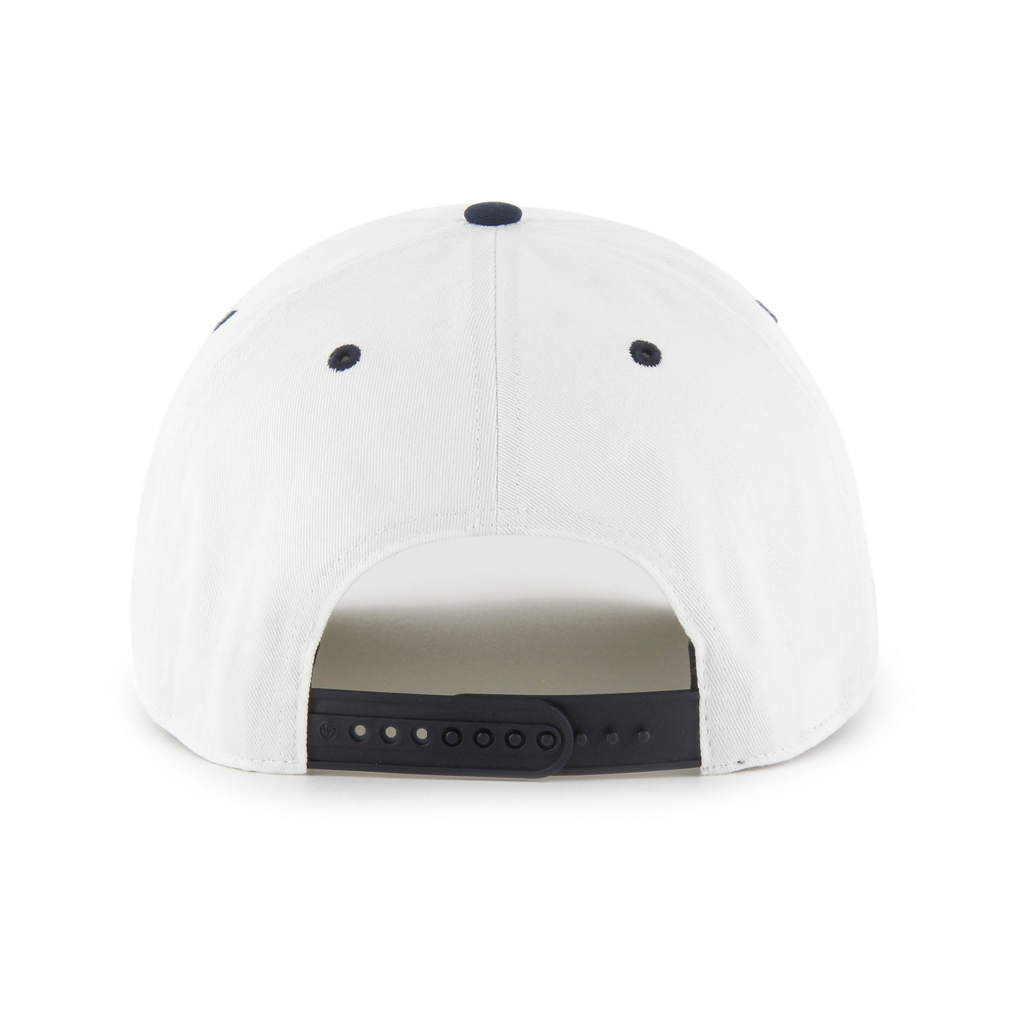 Men's '47 White/Black Baltimore Ravens Roscoe Two-Toned Hitch Adjustable Hat