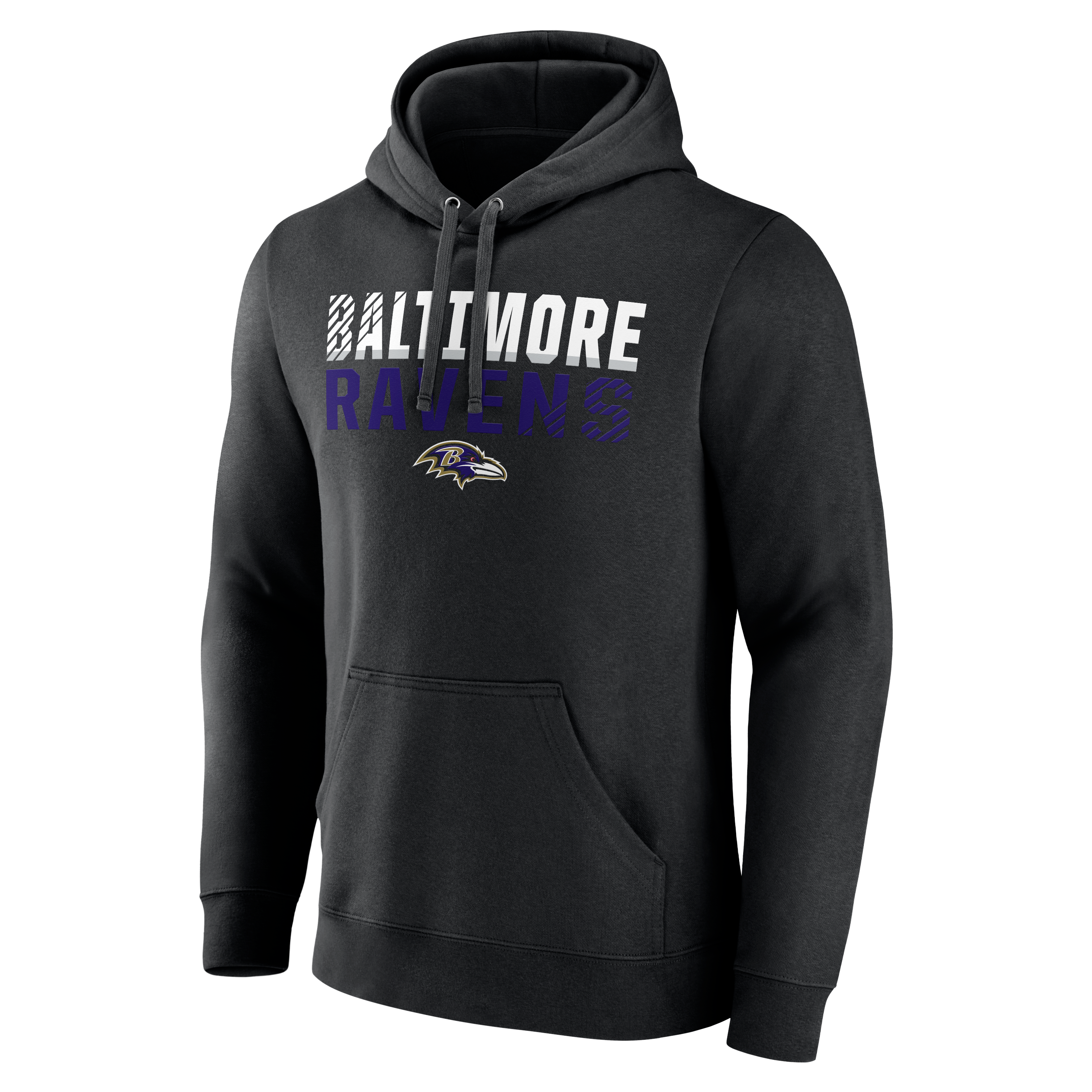 Sweat à capuche noir Baltimore Ravens pour homme