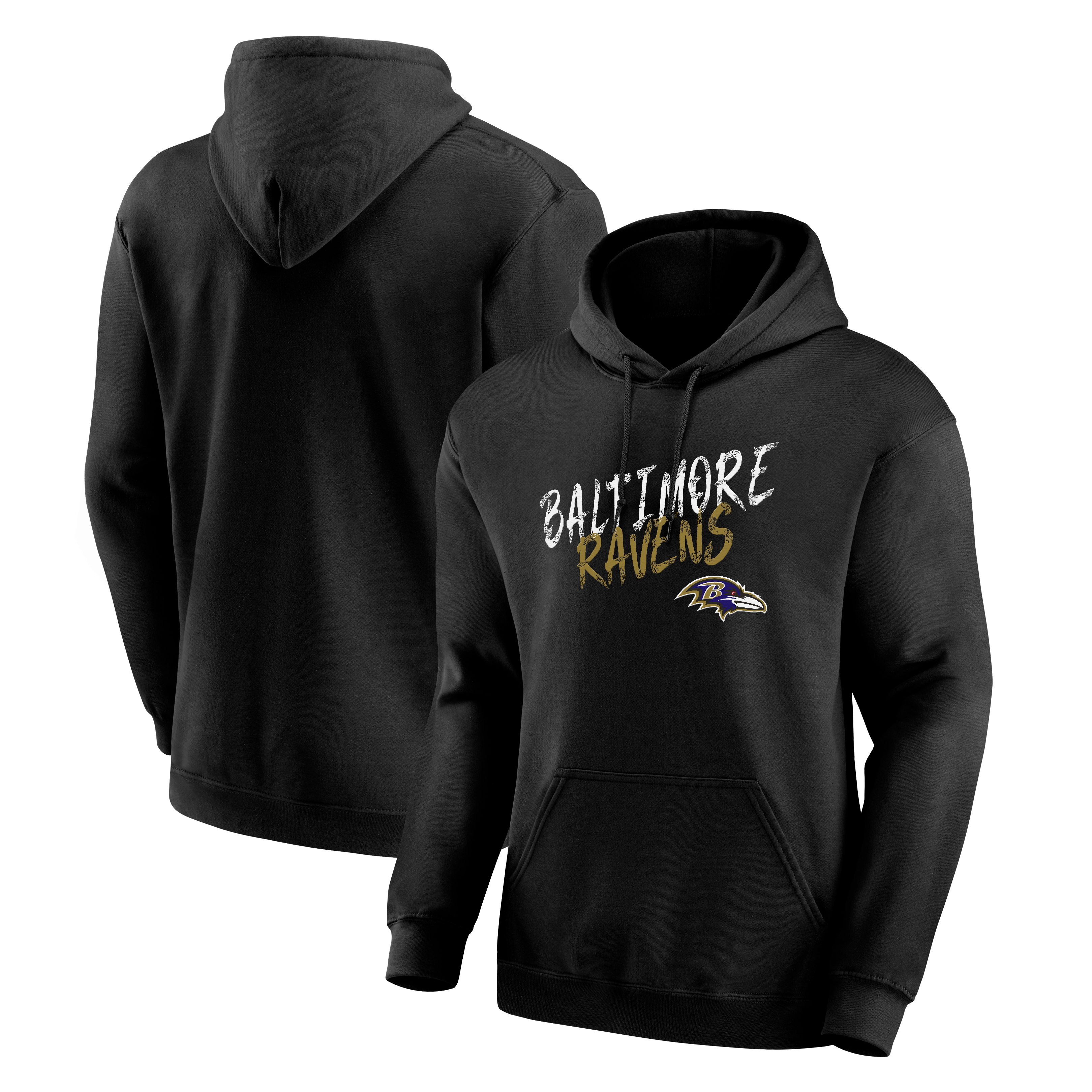Men's Black Baltimore Ravens Hustle Hoodie
