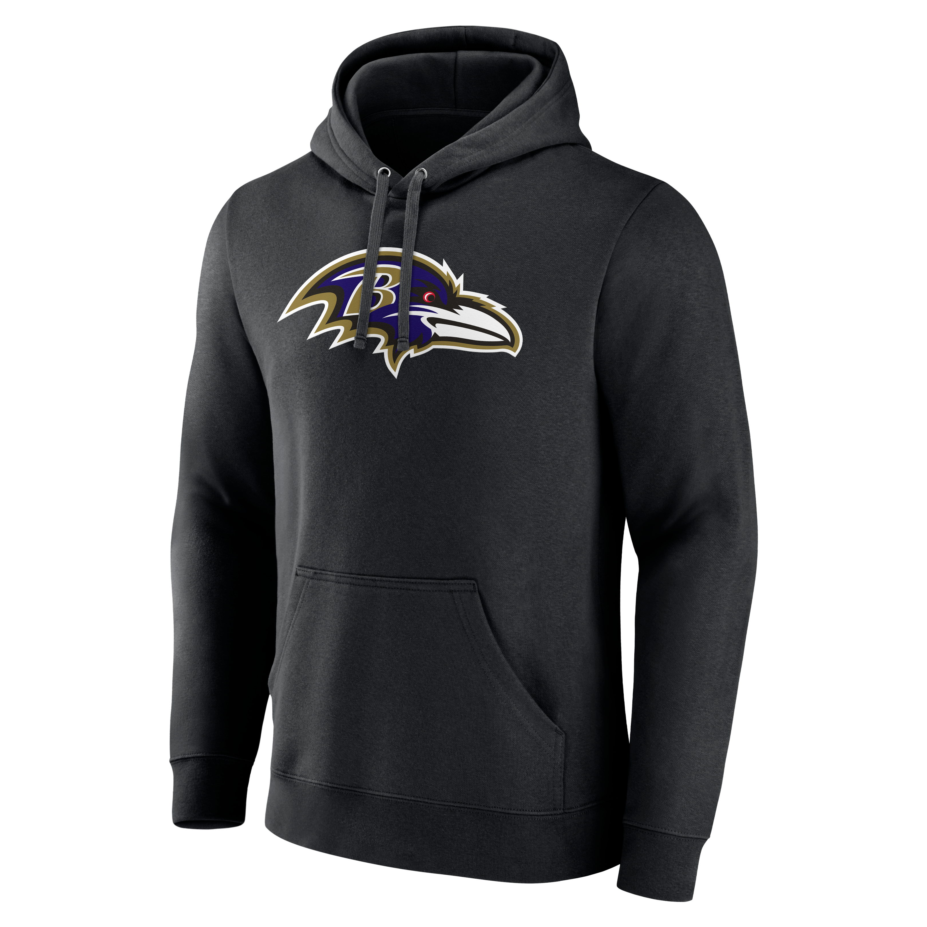 Sweat à capuche noir pour homme avec logo principal des Ravens de Baltimore