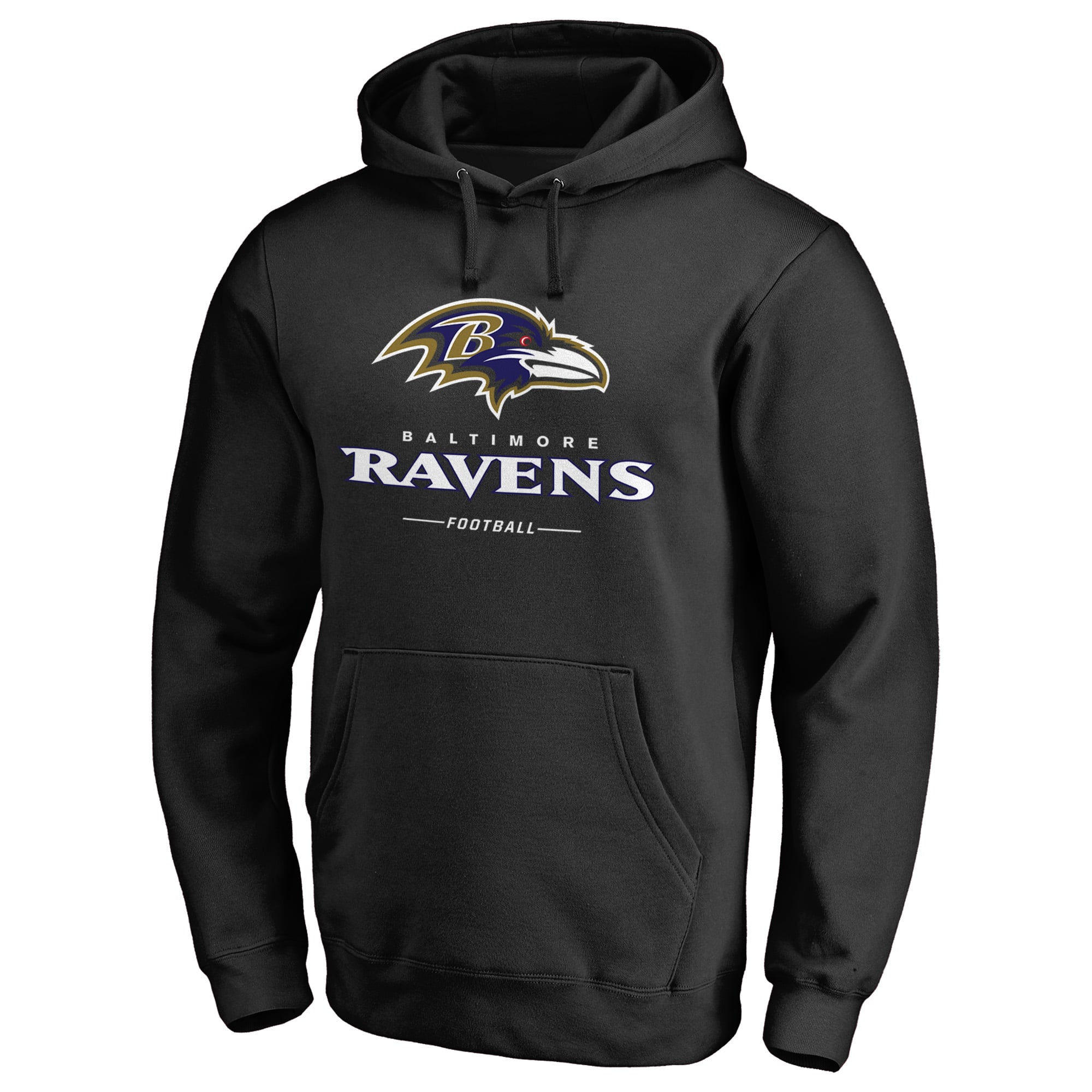 Men's Black Baltimore Ravens Team Lockup Hoodie